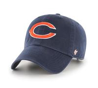 47 Chicago Bears NFL Clean Up Unisex Baseball Cap, Adjustable, Team Badge, Navy Blue