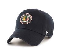47 Chicago Blackhawks NHL Clean Up Black Adjustable Cap