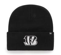 47 Cincinnati Bengals NFL Haymaker Unisex Beanie Cuff Knit, One Size Fit, Team Badge, Black