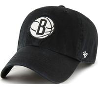 47 Clean Up NBA Brooklyn Nets Adjustable Cap - Black, Black, One Size, Black, One size