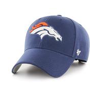 47 Denver Broncos NFL MVP Unisex Baseball Cap, Adjustable, Team Badge, Light Navy
