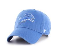 47 Detroit Lions NFL Clean Up Unisex Baseball Cap, Adjustable, Team Badge, Blue Raz
