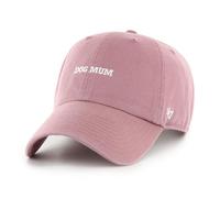 47 Dog Mum Clean Up Baserunner Dog Phrase Pink Adjustable Cap