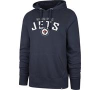 47 Forty Seven Brand Winnipeg Jets Outrush Headline Hoody Fall Navy Mens