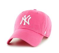 '47 Forty Seven Women's Brand Yankees Hat Ball Cap Hot Pink