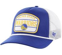47 Golden State Warriors Hone Patch Hitch Trucker Mesh Blue Adjustable Cap - NBA Structured Snapback Hat
