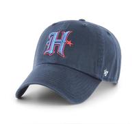47 Houston Texans NFL Clean Up Unisex Baseball Cap, Adjustable, Team Badge, Navy Blue
