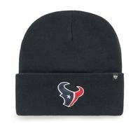 47 Houston Texans NFL Haymaker Unisex Beanie Cuff Knit, One Size Fit, Team Badge, Navy Blue