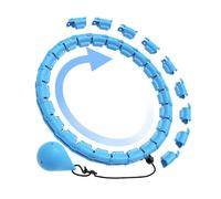 47 Inch 24 Knots Plus Size Quiet Weighted Hula Infinity Fitness Detachable Hoops Smart Silent Infinity Hula, Exercise Hoop Suitable for Women and Beginners