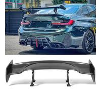 47 Inch Universal Rear Spoiler, Adjustable GT Style Car Rear Trunk Spoiler Wing Compatible with Mazda Miata Chevy Corvette Camaro Nissan Lexus Toyota Honda Civic Ford Mustang Scion