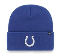 47 Indianapolis Colts NFL Haymaker Unisex Beanie Cuff Knit, One Size Fit, Team Badge, Royal Blue