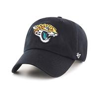 47 Jacksonville Jaguars NFL Clean Up Unisex Baseball Cap, Adjustable, Team Badge, Black