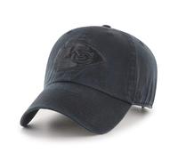 47 Kansas City Chiefs NFL Clean Up Unisex Baseball Cap, Adjustable, Team Badge, Black