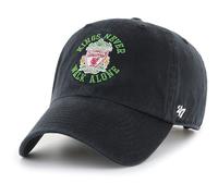 47 Liverpool Clean Up Baseball Cap, You'll Never Walk Alone, Black, Adjustable