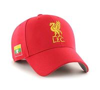 `47 Liverpool FC Adults MVP Myanmar Flag Cap LFC Official Red