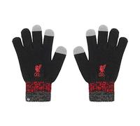 `47 Liverpool FC Junior Black Gloves LFC Official