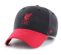 47 Liverpool FC MVP Baseball Cap, Black and Red, Adjustable