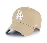 '47 Los Angeles Dodgers Ballpark Clean Up Dad Baseball Cap, Khaki/White/Blue, One Size, Khaki/White/Blue, One size