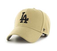 47 Los Angeles Dodgers MLB MVP Unisex Baseball Cap, Adjustable, Black Logo, Old Gold