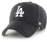 47 Los Angeles Dodgers MLB MVP Unisex Baseball Cap Adjustable White Logo Black