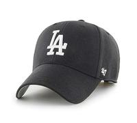 47 Los Angeles Dodgers MLB MVP Unisex Baseball Cap, Adjustable, White Logo, Black