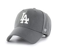 47 Los Angeles Dodgers MLB MVP Unisex Baseball Cap, Adjustable, White Logo, Charcoal Grey