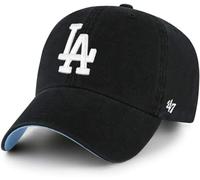 '47 Los Angeles Dodgers Primary Logo Ballpark Clean Up Dad Hat Baseball Cap - Multiple Colors, Black White Blue, One size