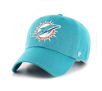47 Miami Dolphins NFL Clean Up Unisex Baseball Cap, Adjustable, Team Badge, Neptune