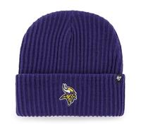 47 Minnesota Vikings Harbor Ribbed Purple Cuff Beanie Hat - NFL Cuffed Football Winter Knit Toque Cap