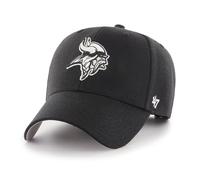 47 Minnesota Vikings NFL MVP Unisex Baseball Cap, Adjustable, Team Badge, Black