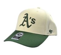 47 MLB Athletics MVP Two Tone Baseball CapOne Size Beige/Green BS6002