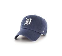 47 MLB Detroit Tigers CLEAN UP Cap - 100% Garment Washed Cotton Relaxed Fit Unisex Baseball Cap Premium Quality Design and Craftsmanship by Generational Family Sportswear Brand