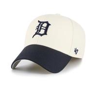 47 MLB Detroit Tigers Two Tone MVP Adjustable Baseball Cap, Natural and Black