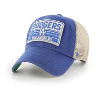 47 MLB Four Stroke Mesh Trucker Clean Up Adjustable Hat, Adult One Size Fits All, Los Angeles Dodgers, One size