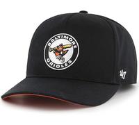 47 MLB Grand Slam Cooperstown Team Color Adjustable Snapback Structured Hat, Adult One Size Fits All, Baltimore Orioles, One size