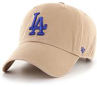 '47 MLB Khaki Clean-Up Adjustable Cap, Adult Los Angeles Dodgers Khaki, One Size
