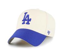 47 MLB LA Dodgers Two Tone MVP Adjustable Cap, Natural and Blue