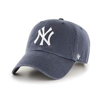 47 MLB New York Yankees CLEAN UP Cap - 100% Garment Washed Cotton Relaxed Fit Unisex Baseball Cap Premium Quality Design and Craftsmanship by Generational Family Sportswear Brand