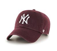 47 MLB New York Yankees CLEAN UP Cap - 100% Garment Washed Cotton Relaxed Fit Unisex Baseball Cap Premium Quality Design and Craftsmanship by Generational Family Sportswear Brand
