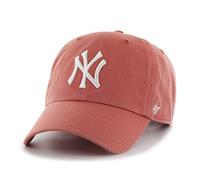 47 MLB New York Yankees CLEAN UP Cap - 100% Garment Washed Cotton Relaxed Fit Unisex Baseball Cap Premium Quality Design and Craftsmanship by Generational Family Sportswear Brand