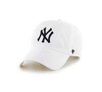 47 MLB New York Yankees Men's Brand Clean Up Cap, White, One-Size
