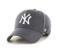 47 MLB New York Yankees MVP Cap - Cotton Unisex Baseball Cap Premium Quality Design and Craftsmanship by Generational Family Sportswear Brand Charcoal