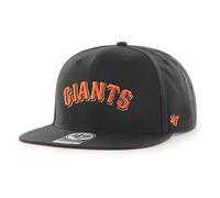 47 Brand San Francisco Giants Script Sure Shot Captain Snapback Cap MLB Forty Seven, black, One Size