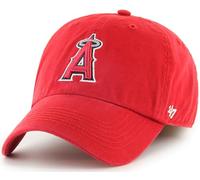 '47 MLB Team Color Primary Logo Franchise Fitted Baseball Hat Cap, Unisex Adult, Los Angeles Angels - Red, XL