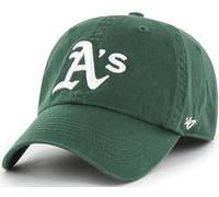 47 MLB Team Color Primary Logo Franchise Fitted Baseball Hat Cap, Unisex Adult, Oakland Athletics - Green, XL