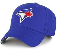 47 MLB Team Color Primary Logo MVP Adjustable Hat, Adult One Size Fits All, Toronto Blue Jays, One size