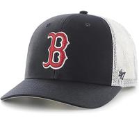 '47 MLB Trucker Snapback Adjustable Hat, Adult One Size Fits All, Boston Red Sox Navy, One Size