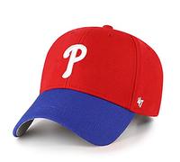 47 MLB Two Tone MVP Adjustable Hat, Adult One Size Fits All (Philadelphia Phillies), Philadelphia Phillies, One size