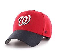 47 MLB Two Tone Primary Logo MVP Adjustable Hat, Adult One Size Fits All (Washington Nationals), Washington Nationals, One size