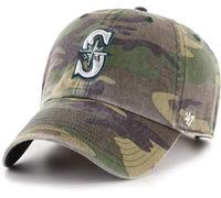 '47 MLB Unisex-Adult Camo Clean Up Adjustable Hat Cap One Size, Seattle Mariners, One size